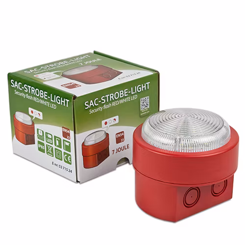 SAC-STROBE-LIGHT Rött hus