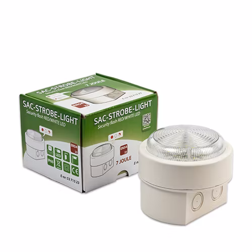 SAC-STROBE-LIGHT Vitt hus