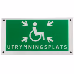 SAC-U25 Piktogram Utrymningsplats