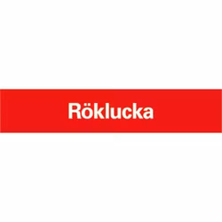 Brandskylt Röklucka 200x40mm plast