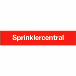 Brandskylt Sprinklercentral 200x40mm plast