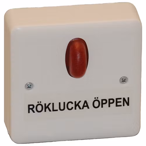Indikeringstablå röklucka öppen