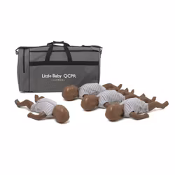 Little Baby QCPR 4-pack HLR Docka Mörk