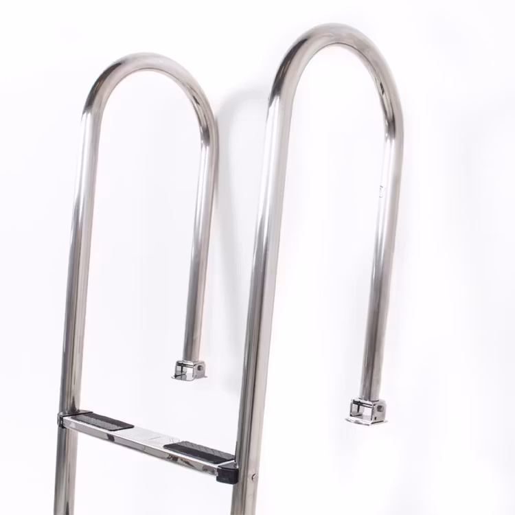 Poolstege smal design 4 steg