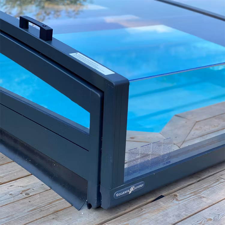 Pooltak Leia Boxtak 3x6 med sektionslåsning
