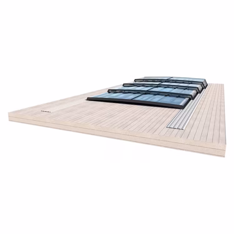 Pooltak Gravity i klarplast