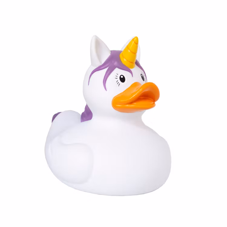 Badanka Stor Vit Unicorn