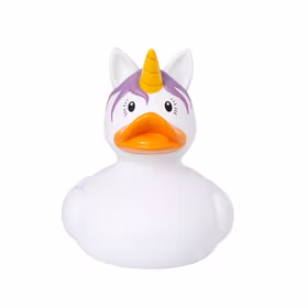 Badanka Stor Vit Unicorn