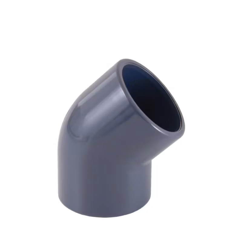 PVC vinkel 45°, 50 mm