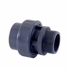 PVC union, 63 mm x 2"