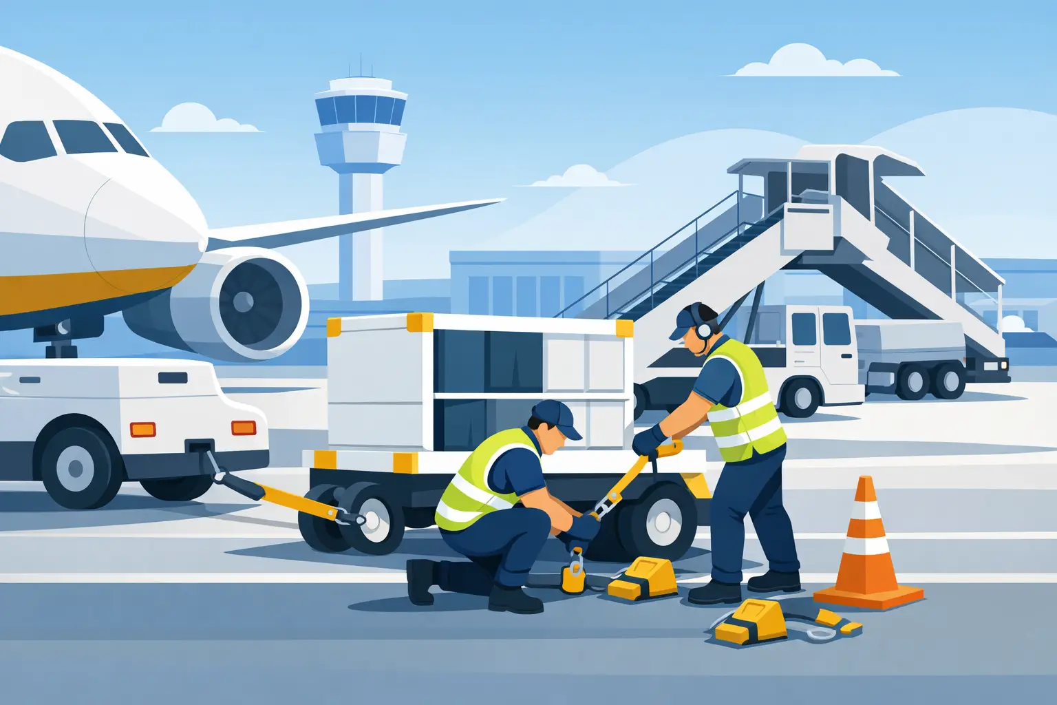 GSE Restraint Deployment for Safer Ramp Operations