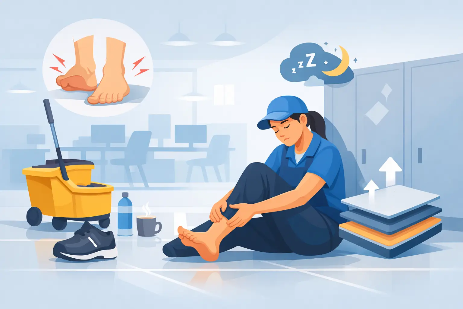How to Reduce Shift Fatigue on Hard Floors
