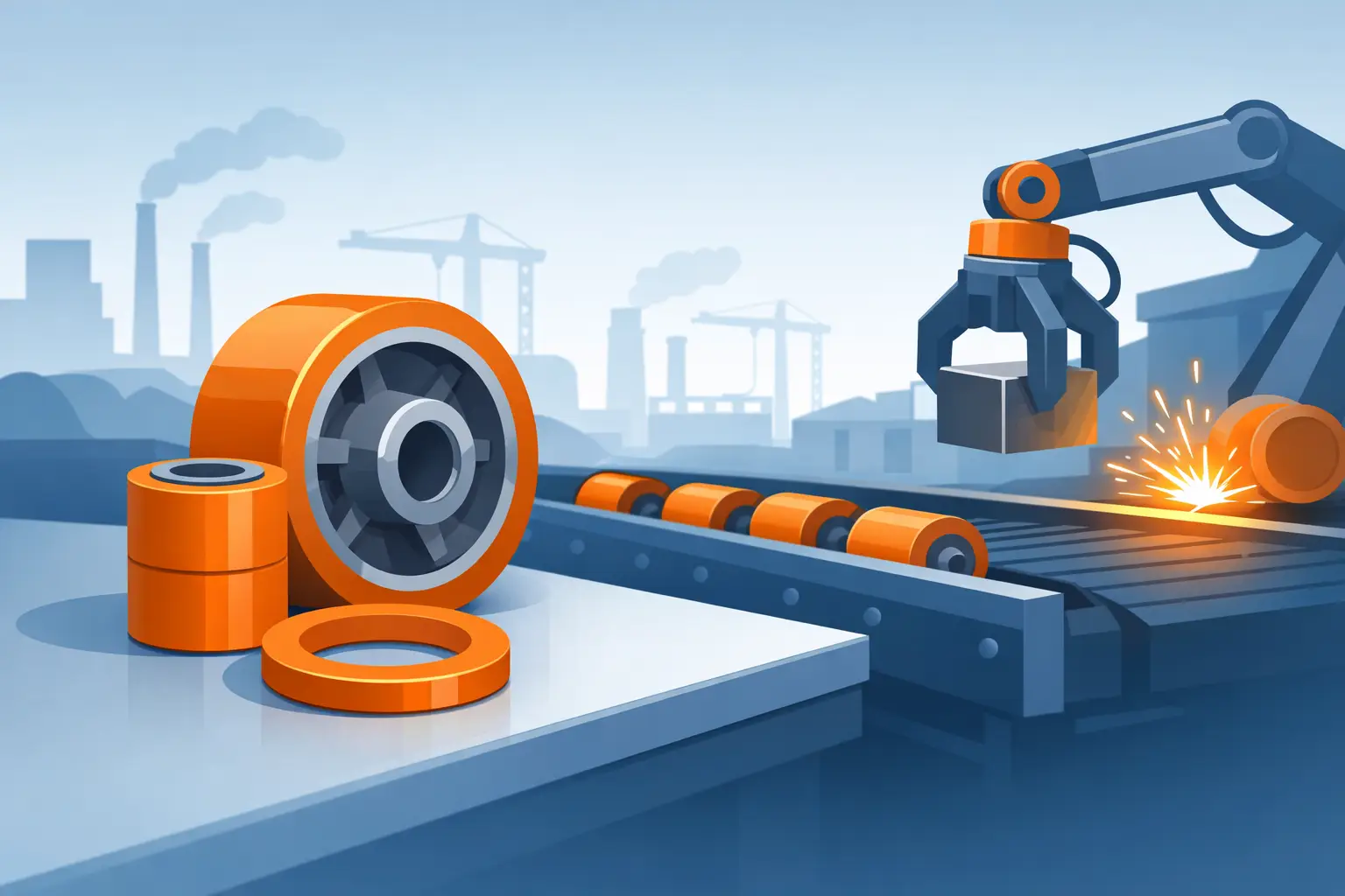 Why Polyurethane Lasts Under Heavy Industrial Use