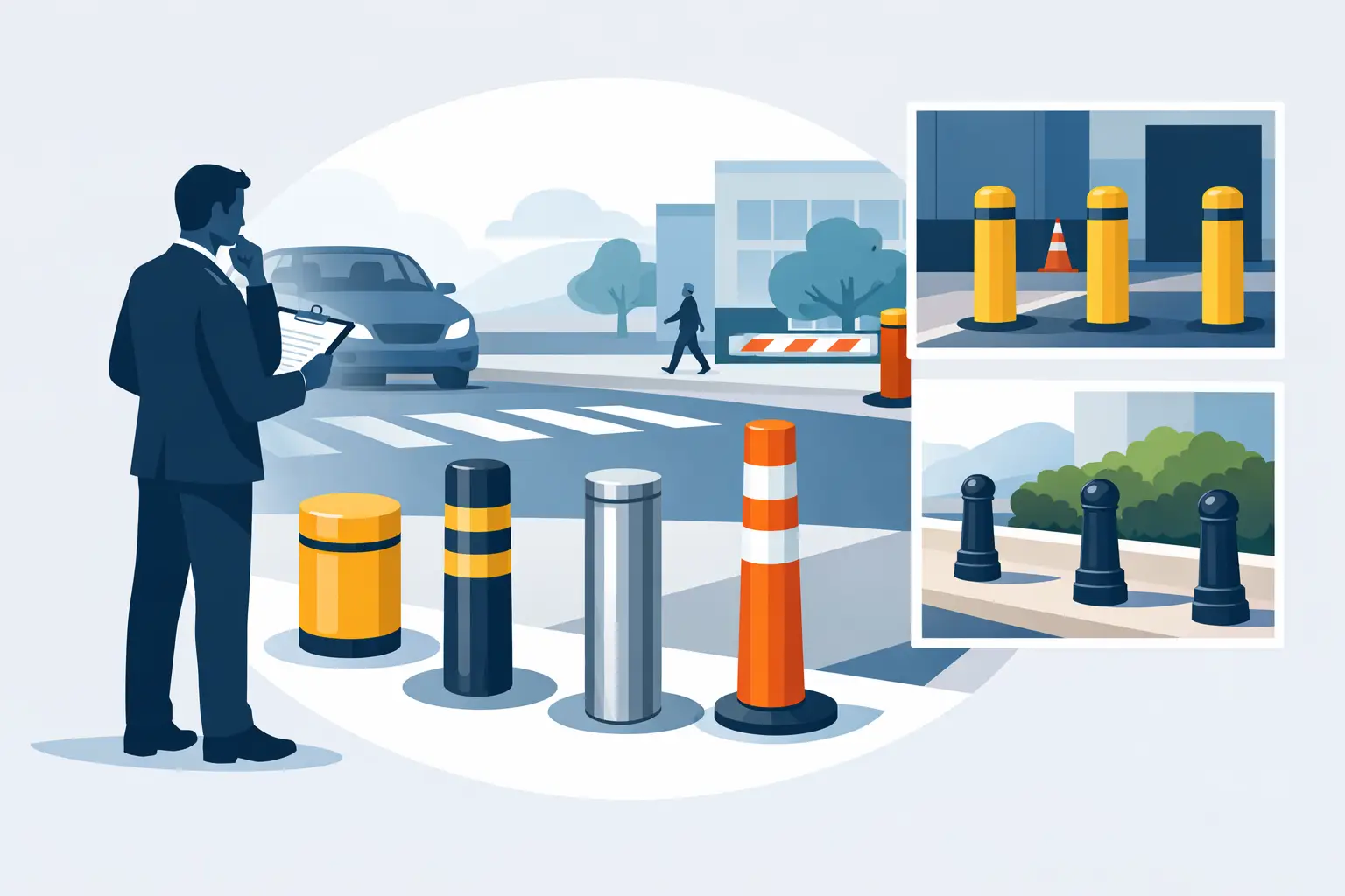 Choosing Traffic Safety Bollards for Your Site