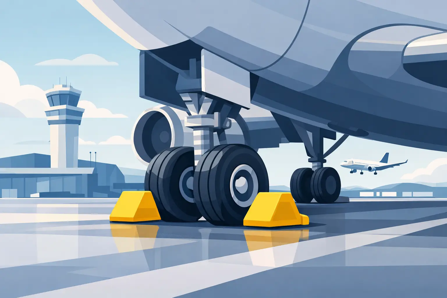 Are Polyurethane Chocks Aircraft Safe When Sized?