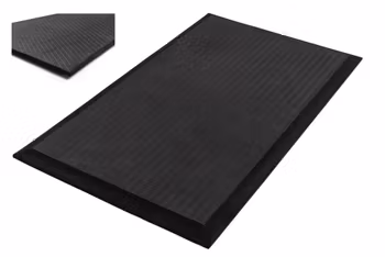 Tpe-step ergonomic anti-fatique mat black 46x76cm