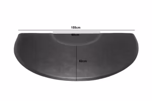 Work-step hairdresser Semicircle ergonomic mat