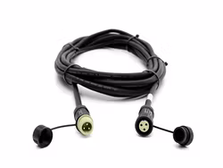 Extension cable for heating mat Security with ice-free passages