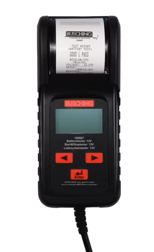 Battery- and charging system tester "light" for Start-Stop