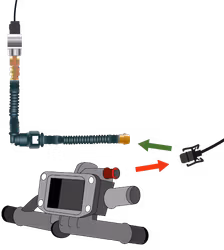 Adapter, for pressure tester, cooling system