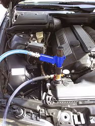 Cooling system fill pistol cars/ lorries, universal