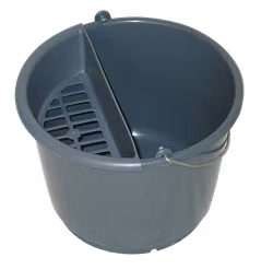 Bucket blue-grey RAL 7031 with sponge-holder