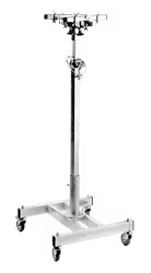 Moving carriage with standing pipe