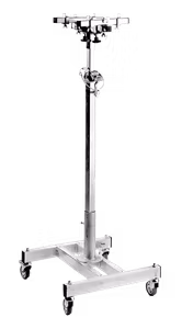 Moving carriage with standing pipe