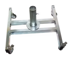 Moving carriage with standing pipe