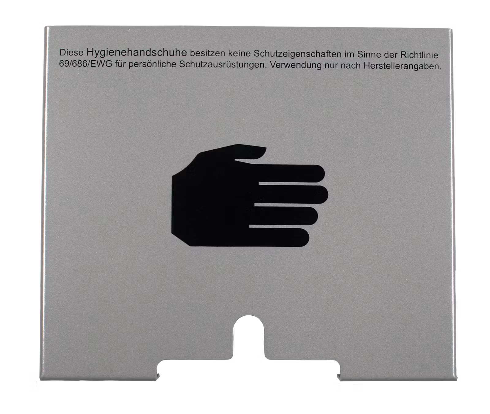 Glove dispenser ALURAL9006 with protection indication