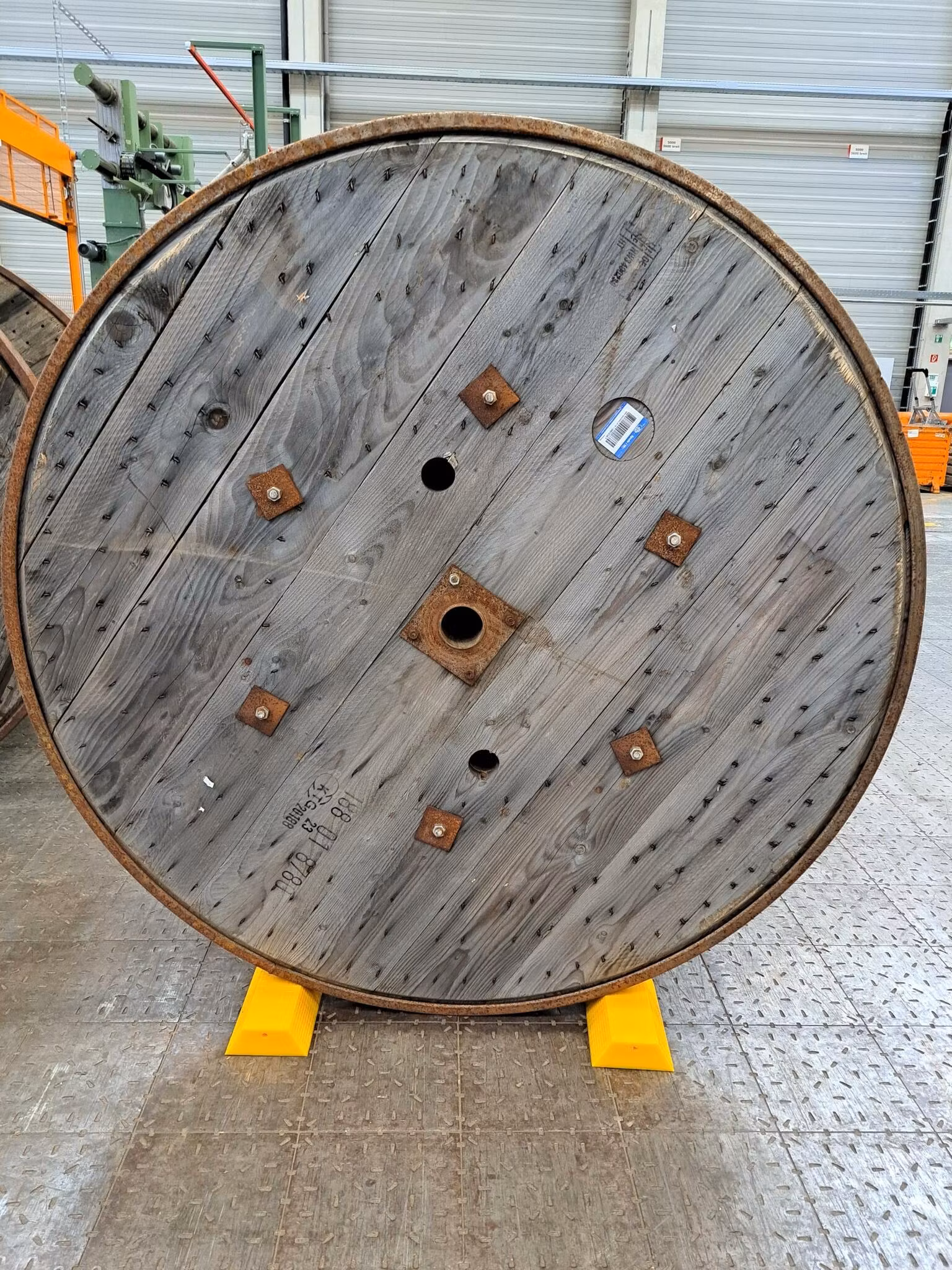 Cable Drum Stopper 2 Cable Drum Stopper Orange