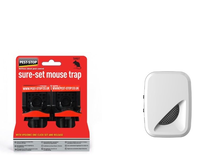 Musskrämma 230 kvm  + 2 pack sure set musfälla.