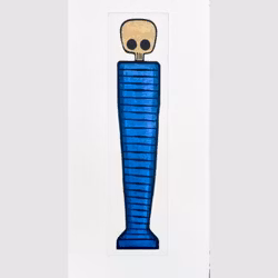 The Mummy, blue