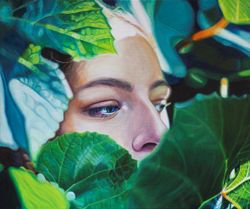 Behind Leaves