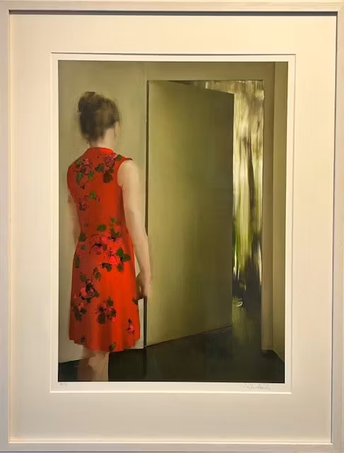She had roses on her dress