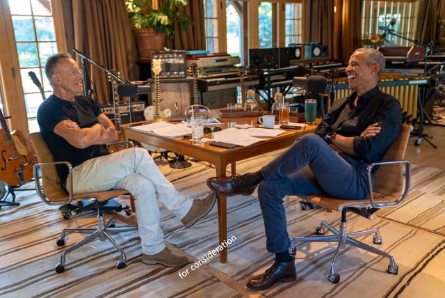 Bruce & Obama in podcast
