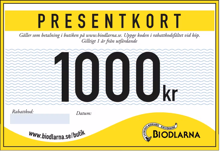 Presentkort 1000 kr
