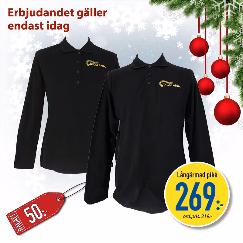 Julerbjudande - Långärmad Piké