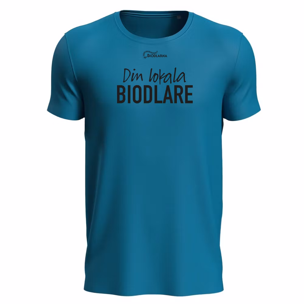 Blå T-shirt - Din Lokala Biodlare - Funktionsmaterial