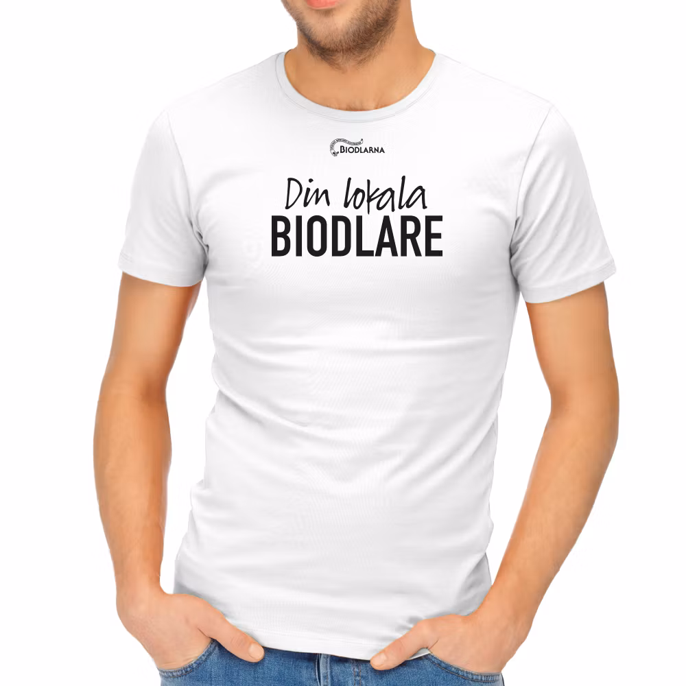Vit T-shirt - Din lokala biodlare