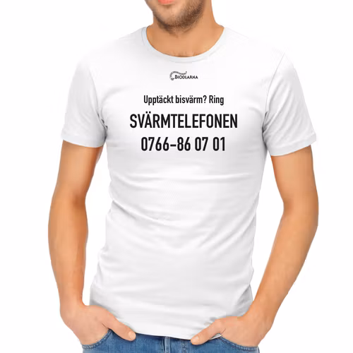 Vit T-shirt - Svärmfångare