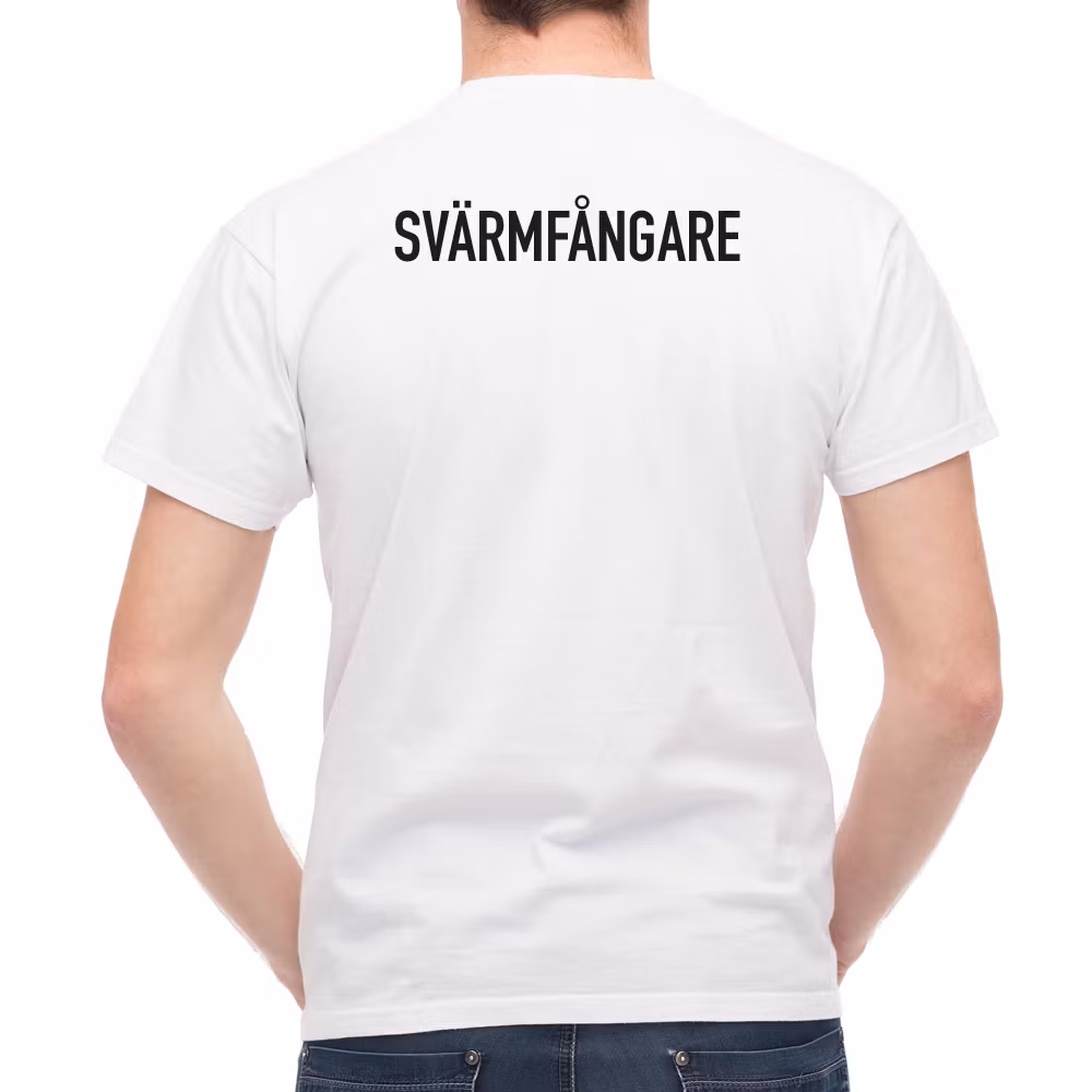 Vit T-shirt - Svärmfångare