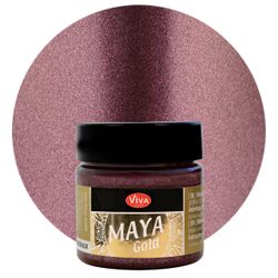 Viva Decor Maya Gold Bordeaux