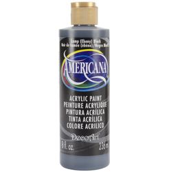 DecoArt Americana Lamp (Ebony) Black 237ml - Svart