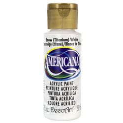 DecoArt Americana Snow (Titanium) White 59ml - Vit