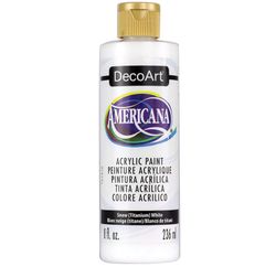 DecoArt Americana Snow (Titanium) White 237ml - Vit