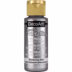 DecoArt Dazzling Metallics Shimmering Silver