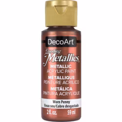 DecoArt Dazzling Metallics Worn Penny
