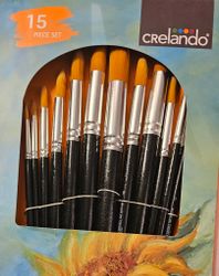 Crelando penselset 15-pack rund