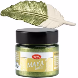 Viva Decor Maya Gold   Avocado